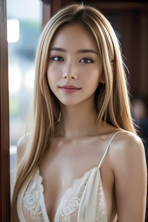 highest quality, masterpiece, ultra-high resolution, (realistic:1.4), raw photos, 1girl, simple gray background, ((naked)), looking at the audience, small round breasts, detailed eyes, detailed lips, extremely detailed face, long eyelashes, volumetric lighting, cinematic lighting, chiaroscuro, dramatic lighting, photographic, hyper-detailed, sharp focus