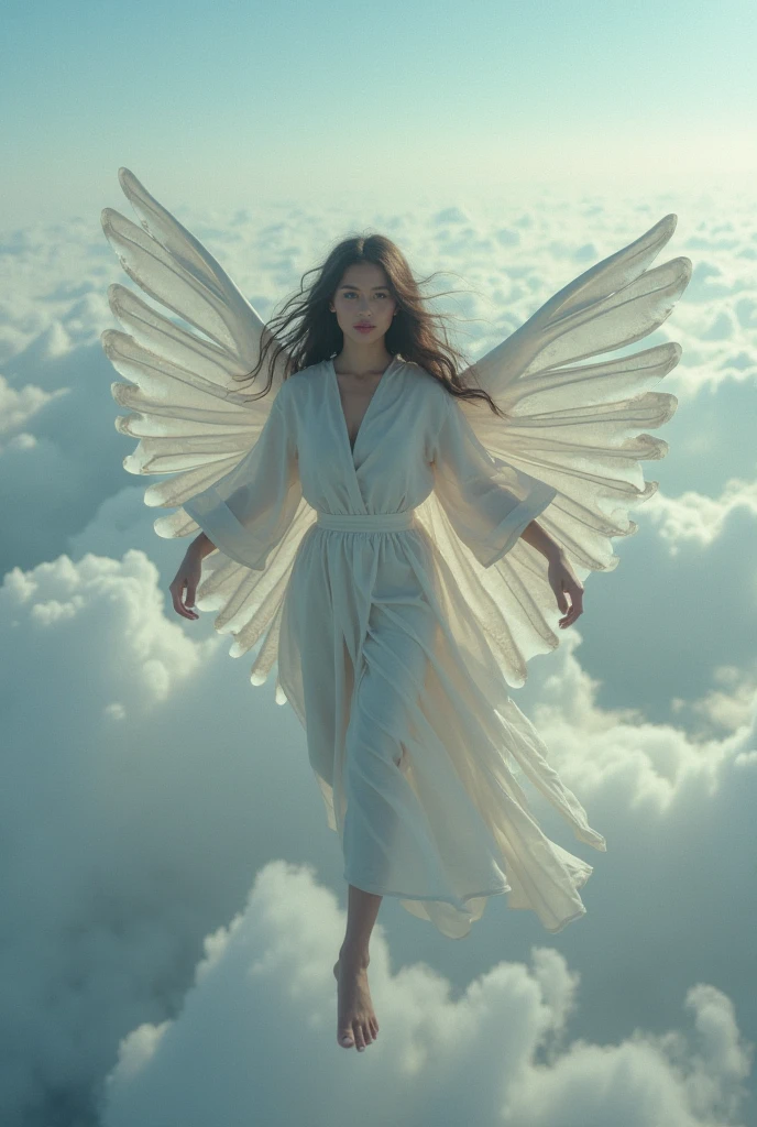 ((best quality)), ((masterpiece)), (detailed), realistic,nude Indian women angel ,30 year, wearing no cloths, nude, white wings large,seductive smile,rounded medium breasts,pale white skin,chubby, visible vagin, seductive smile, nude, Long flowing hair,alluring succubus, ethereal beauty, perched on a cloud, (fantasy illustration:1.3), enchanting gaze, captivating pose, delicate wings, otherworldly charm, mystical sky, (Luis Royo:1.2), (Yoshitaka Amano:1.1), moonlit night, vibrent colors, (detailed cloudscape:1.3), (high-resolution:1.2)
,in