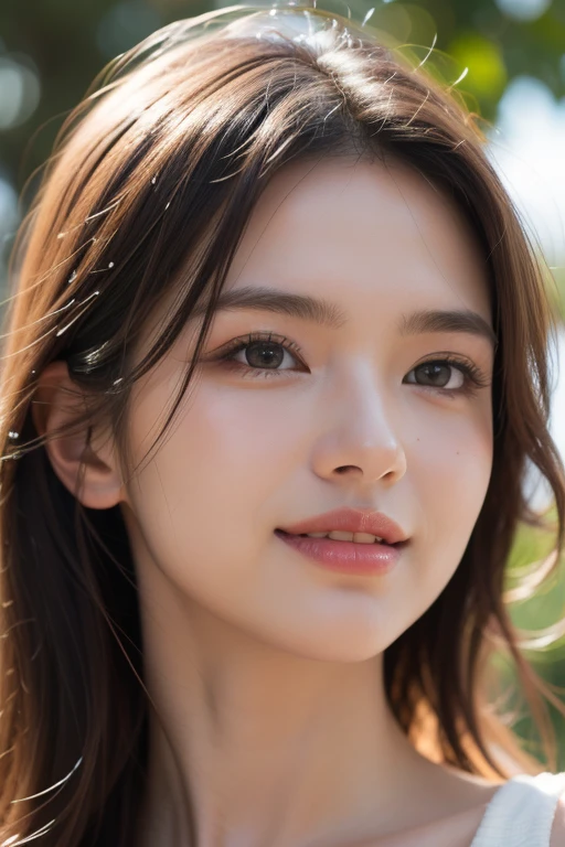 Woman bathing in the full body shower 