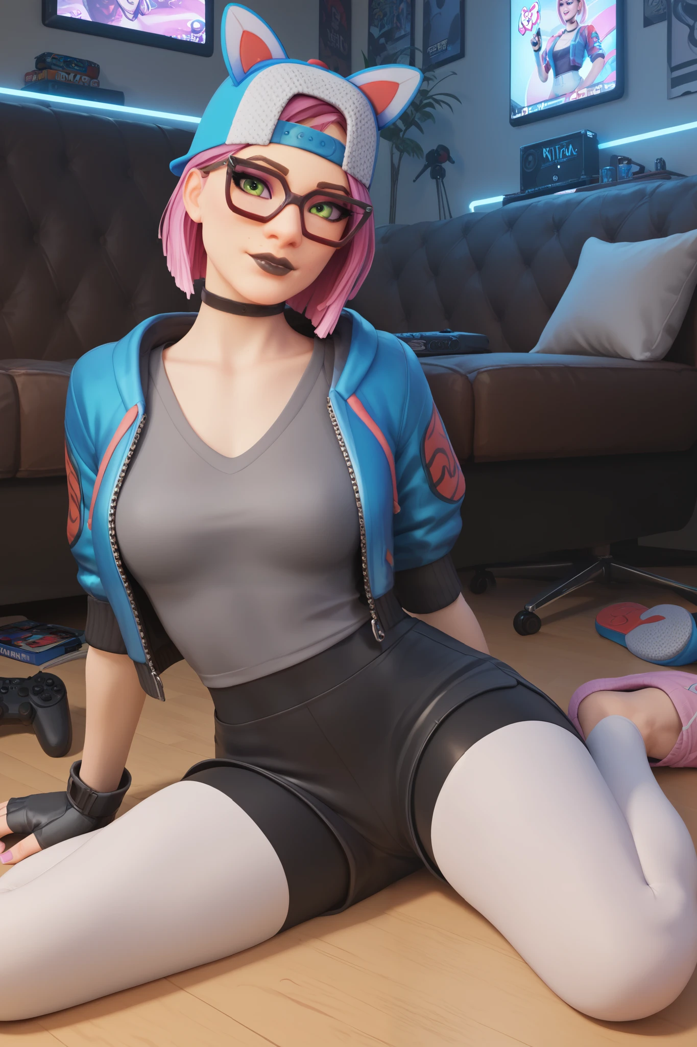 score_9, score_8_up, score_7_up,score_6_up,  3d,  highly detailed, in bedroom , 1girl , solo,  full body,  moiraow2, moira (overwatch) , heterochromia, blushing, seductive smile, aroused, looking on viewer, cameltoe, girl lies on back, on bed, small breasts, nipples, nude body, purple thong, skinny, back view, ass, 1 boy around, boy erected penis, boy penis on girl ass, boy hands on girl hips, Shiny ass, fuck in pussy, vaginal, pussy juice, open mouth, tongue, 