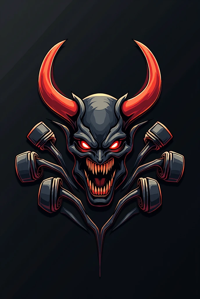 Logo design for brand, A zombified devil