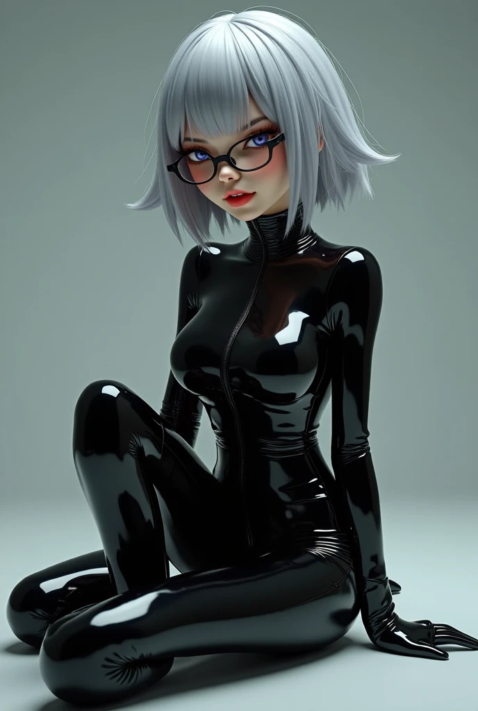 ((huge cleavage)),huge stacked breasts,(Surreal breasts )((Very lush breasts)),((Extra large)),big breasts 細いウエスト,(((非常にbig breasts))),worried look,5 8K UHD、Silver shiny silver full body rider suit、Silver hair、Nostalgic beauty、Crotch wide open and squat hips thrust forward、Silver latex slider suit with hidden skin gloss,masterpiece, highest quality, bondage, big breasts,, handcuffs, bondage_blindfold, temporarily stopped, ball_gag, restrained,