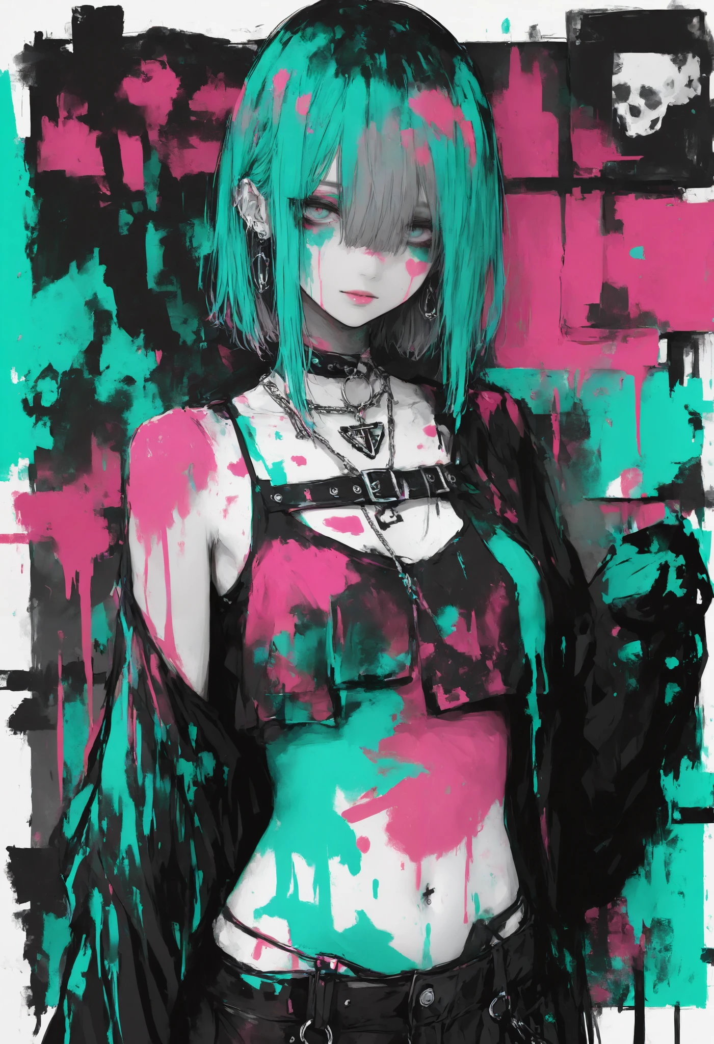 Painted by the body