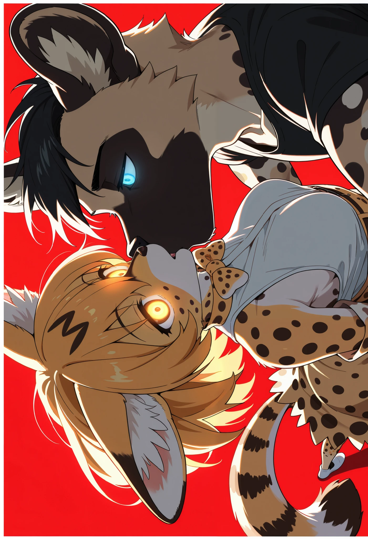 (( Two dog boys、Furry、Straddling、((((Pinned nipples、)))、erection、Sitting with legs apart、ejaculation、)),(((激しい、Ejaculating Semen、))) naked, , Little dog boy , Long muzzle、Mouth gag、( Green glowing eyes、Ahegao、I am going to cry、angry eyes), fluffy white fur, Fluffy black fur、 Fine hand, ((((Two dog boys、Cowgirl、))))From the side of the gaze、