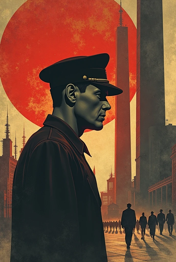 Soviet-themed anime poster