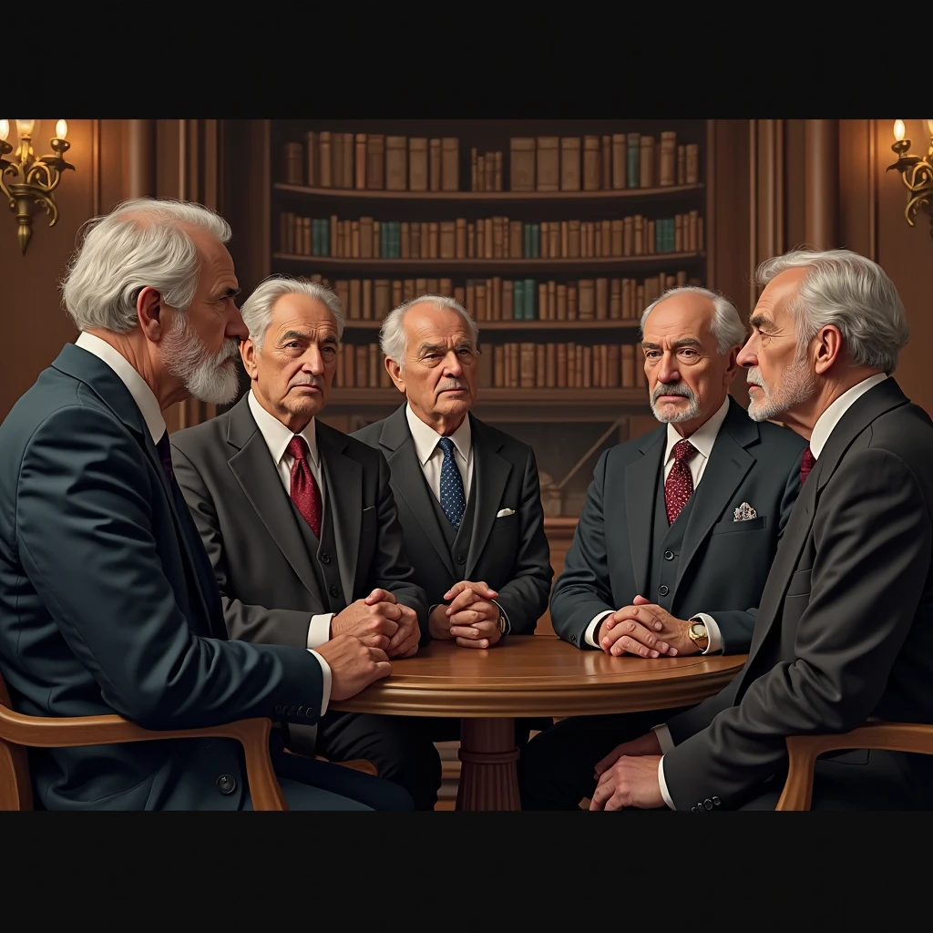 Old 1962 black-and-white photograph showing several uniformed army generals in a meeting room.