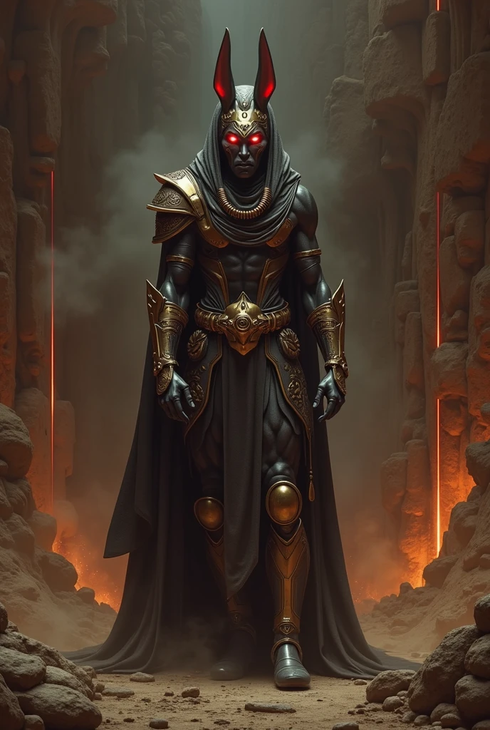 Aidan Gillen as Shinnok from Mortal Kombat, 1man, solo, ((mummy)), (((maroon hennin))), (((pale white skin))), (dark turquoise robe with intricate golden patterns), (amulet), a river of burning lava, burned bones lying everywhere, intricate, high detail, sharp focus, dramatic, photorealistic painting art by greg rutkowski