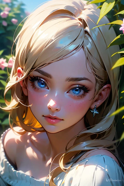 melancholy lighting, Quiet, calm, luminance, Masterpiece, Best quality, 1girll, (JinxLol:1.2), (The ultra-realistice:1.3), (Masterpiece:1.4), Best quality, ((Realistic)), High quality, Ultra detailed, ((Real image)), ((Realistic skin)), ((Realistic face)),(illustration:1.05), (Beautiful:1.05), (Beautiful detailed eyes:1.05), (Cinematic light:1.1), full bodyesbian, Precise proportions, 18-year-old girl, lying on the grass ground, surrounding garden,  shadow of the tree, BLUE hair fluttering in the wind, Long legs, Feet slightly open, buttocks, Blush, Shyness, 鎖骨, hason, double weave, Beautiful and delicate face, Fair skin, Real skin, (detail in face), pores, Super high resolution, 8K, Parameters Best quality, Masterpiece, Super high resolution, (Realistic 2.0), More details, Detailed skin, Transparent panties, Hefty Smile, White teeth, voluminous BLUE hair,  perfect and well designed eyes, girlfriend, Beautiful feet，Flowers, Studio lighting