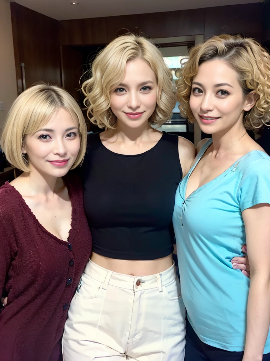 Anime, middle-aged women, anime style