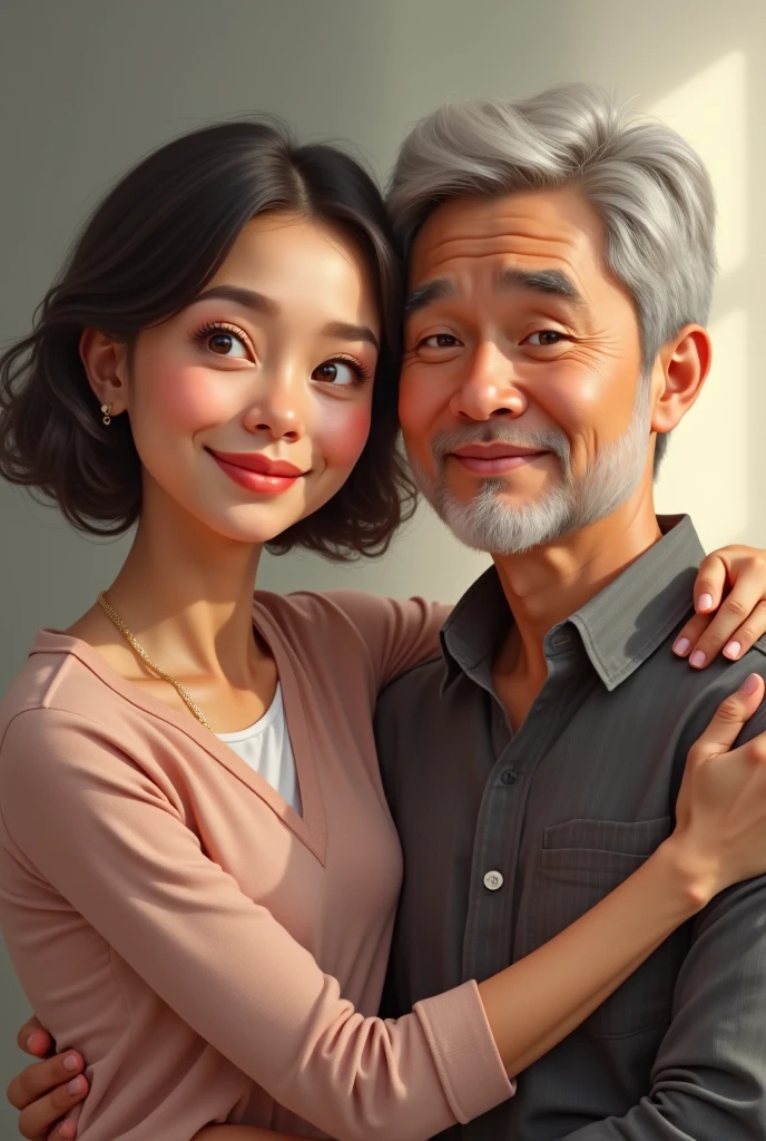 Dad with daughter-in-law
