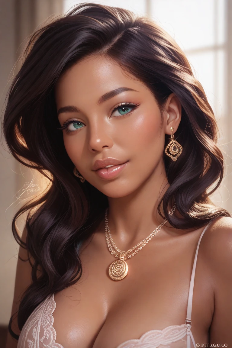 Realistic photo of a beautiful n40m1c woman,long hair,brown eyes,jewelry,solo focus,necklace,lips,makeup,ring,lipstick,eyeshadow,realistic, soft lighting, professional Photography, Photorealistic, detailed, RAW, analog, sharp focus, 8k, HD, high quality, masterpiece<lora:n40m1c:1.0>