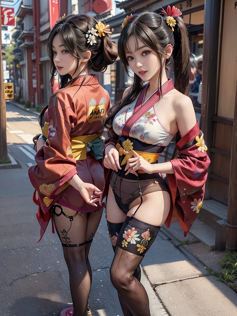((Best Quality, 8K, masutepiece :1.3)), A 23-year-old girl,Chinatown at night、paper lanterns、 Pretty woman with emphasizing slender abs :1.3,japanes、(Hairstyles are long、big butts:1.2、Beautiful nipples and areola、 Huge breasts :1.2)、gargantilha、项链、hair adornments、Chinese costume with transparent lace(chinese clothes),( spread your legs and show your pussy, thighs thighs thighs thighs:1.2)、M-shaped leg pose、Dig into the buttocks、Colorful Chinese clothing with transparent lace、Photographed from behind from behind
