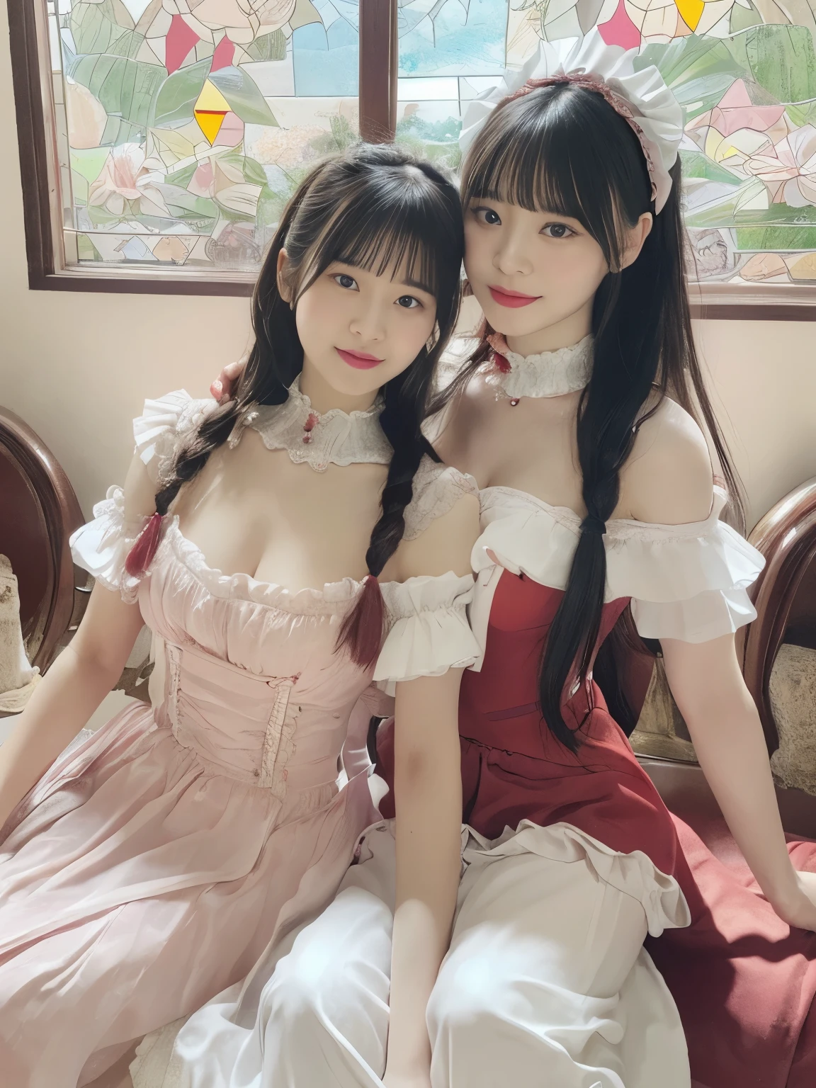 top-quality、超A high resolution、(Photorealsitic:1.4)、Only one girl、Dress ta、posture is on all fours、The butt sticks out、The butt is pointed at the camera、Butt Focus、I can see the panties.、Panties with white and pink stripes、Only 1 person、a short skirt、huge tit、Big buttocks、The expression is angry、I'm arching my hips、school classrooms、I'm pulling up my skirt