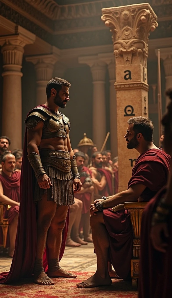 Ancient Rome king fighting with Ottoman Turk Empire King Osthman
