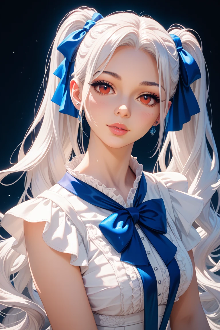8k.Half Russian and half Japanese、Russian face、beautiful girl、princess、、Small face、Young face、Big eyes、Skinny、Small breasts、(((Silver Hair、Silver Hair)))、With bangs、(((High resolution big beautiful light blue eyes, )))、Shortcuts、Bobcut、Partially braided、Red bow tie、uniform、ドイツuniform