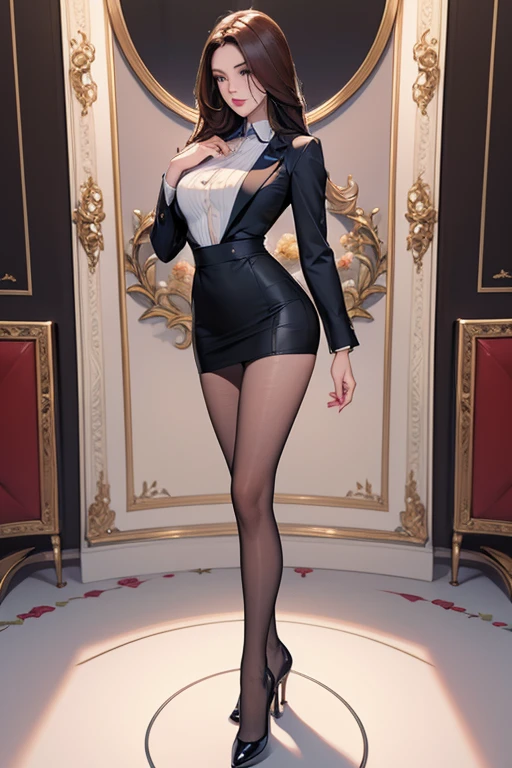 masterpiece,best quality,highres,realistic,1girl,full body,<lora:Zatanna:0.6>,black_hair,long_hair,hat,fishnet_legwear,pantyhose,magician,white_gloves,sitting,