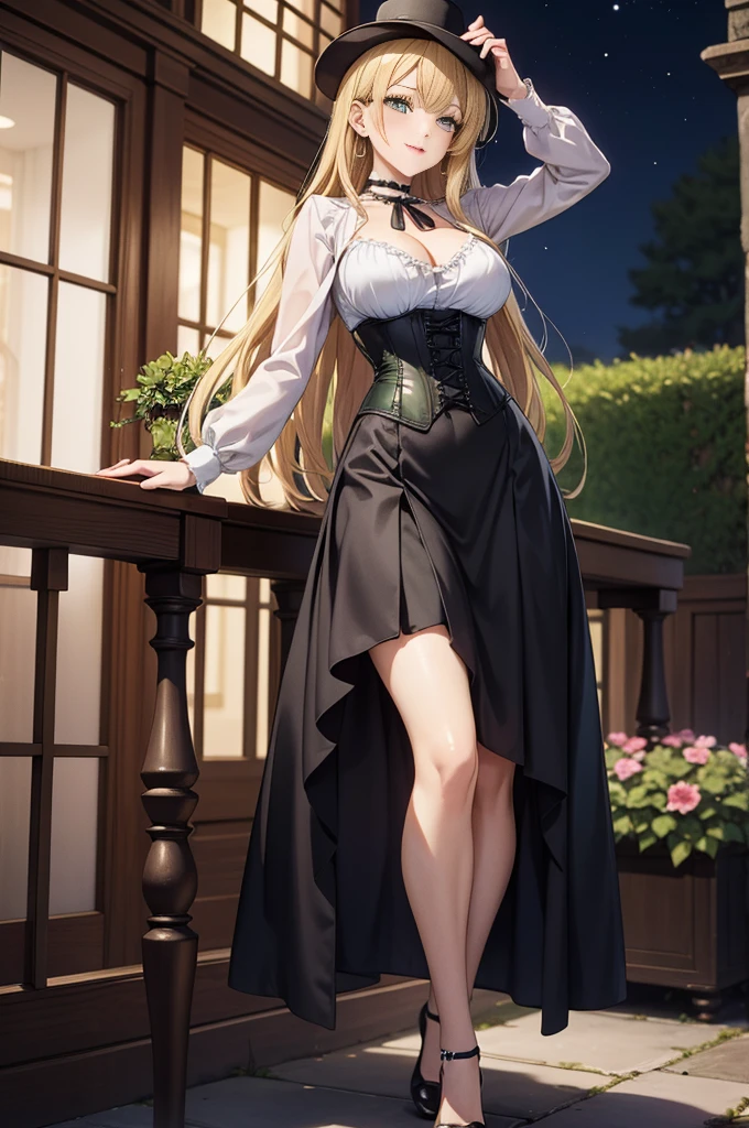 A girl，16 years old，Long hair, bangs, Orange hair, Hair between the eyes, s eyes:（1.5),  (Medium breasts:1.2), 
rest clavicle, Wedding dress，veil，wedding，Black dress，Flowers，Black socks，Black knee socks，Black gloves，Long boots，Cleavage，
Looking at the audience, whole body, Open your mouth，lol，Standing，Standing，
indoors, church，permanent，permanent，Micro lol，With one eye closed，
rest (masterpiece:1.2), best quality, high resolution,  8k wallpaper, (illustration:0.8), (Beautiful and delicate eyes:1.6), Extremely detailed face, Perfect lighting, Extremely detailed CG, (Perfect hands, Perfect anatomical structure),