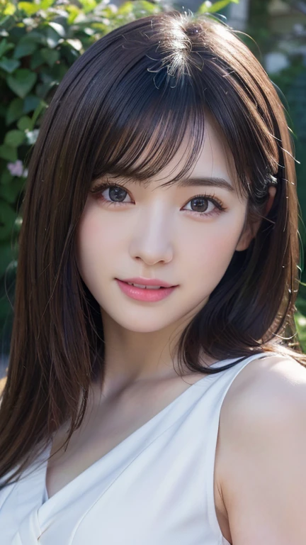 High-quality, ultra-realistic portraits。She has fox-like facial features.、Arched eyebrows for a soft look、Big, sparkling eyes are attractive。The face has a rounded contour、It exudes a gentle atmosphere。The nose is small and well-formed.、The lips are natural in colour and have a moderate thickness.。The skin is transparent、Has a healthy glow。Makeup is natural、She uses thin foundation and subtle lip color.。The lighting is soft and natural.、Accentuating facial features、Does not emphasize shadows。The background is simple and has a blurred gradient.、Focus on the face。