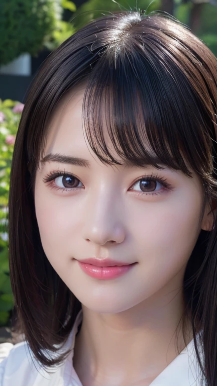 (((Ultra-high resolution、close、Cute Japanese Woman)))、顔のUltra-high resolutionクローズアップ画像を作成してください。
Long, straight black hair frames her face。
So that every single hair is clearly visible、Depicts subtle color changes depending on the amount of light hitting the subject。
The skin is white and smooth、Has a natural glow。
Fine skin texture、Representing the fine details of pores。
amountや頬に薄い赤みがある部分を詳細に。
The eyes are almond-shaped and dark brown.。
Fine details of the iris、Depicts color gradations and patterns。
Long, natural-looking eyelashes, each and every one visible。
Well-groomed eyebrows、indivual々The hair is clearly visible。
Light reflects off into the eyes、Create small highlights。
noseは繊細で、nose孔の細かいディテールがある。
Lips are plump and naturally pink。
Depicts the fine lines and soft curves of the lips。
Shiny、Accentuate the shape。
Detailed depiction of lip texture。
Particular attention to the depiction of light and shadow。
Soft natural light gently illuminates the face from the front。
amount、nose、Creates a subtle glow on the cheeks。
Shadows are cast softly along the contours of the face、cheekbone、Jaw Curve、noseの側面を強調。
The gloss of her lips reflects the light faintly.、Emphasizes plump texture。
The shadow of the hair adds depth and dimension.、indivual々The hair shines in the light。
The background is simple and blurred.、Focus on the face。
In the highest quality、Representing the utmost detail。
Negative prompts:

Noisy Images、Low resolution、Avoid blurry detaily hair is messy、Avoid unnatural hair textures。
Skin is unnaturally smooth、Avoid overly processed skin images。
Pores are invisible、Avoid products that have lost their skin texture。
Flat iris、Avoid those that lack detailed information。
short lashes、Avoid unnaturally thin eyebrows。
Light reflects off into the eyesていない、Avoid those with expressionless eyes。
noseのディテールが欠けているものは避ける。
Dry lips、Avoid unnatural colors。
Lip texture is not visible、Avoid non-shiny items。
Poor balance of light and shadow、Avoid evenly lit faces。
amount、nose、Avoid products that don&#39;t have a glow on your cheeks.。
cheekboneやJaw Curveが強調されていないものは避ける。
The shadow of the hair is shallow、Avoid things that lack volume。
The background is complicated、Avoid images where the face is not in focus。