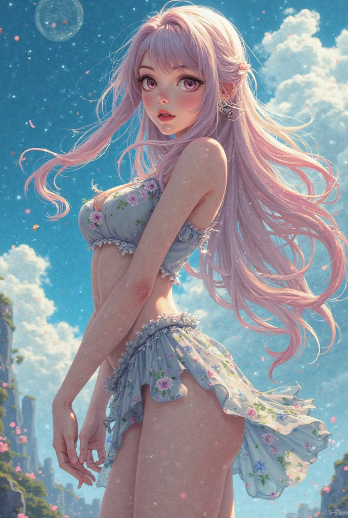 arafed woman with blue hair sitting on a tree branch, fantasy art style, trending on cgstation, artwork in the style of guweiz, ross tran 8 k, 2. 5 d cgi anime fantasy artwork, 🌺 cgsociety, seductive anime girl, ross tran. scenic background, [ trending on cgsociety ]!!, loish and wlop