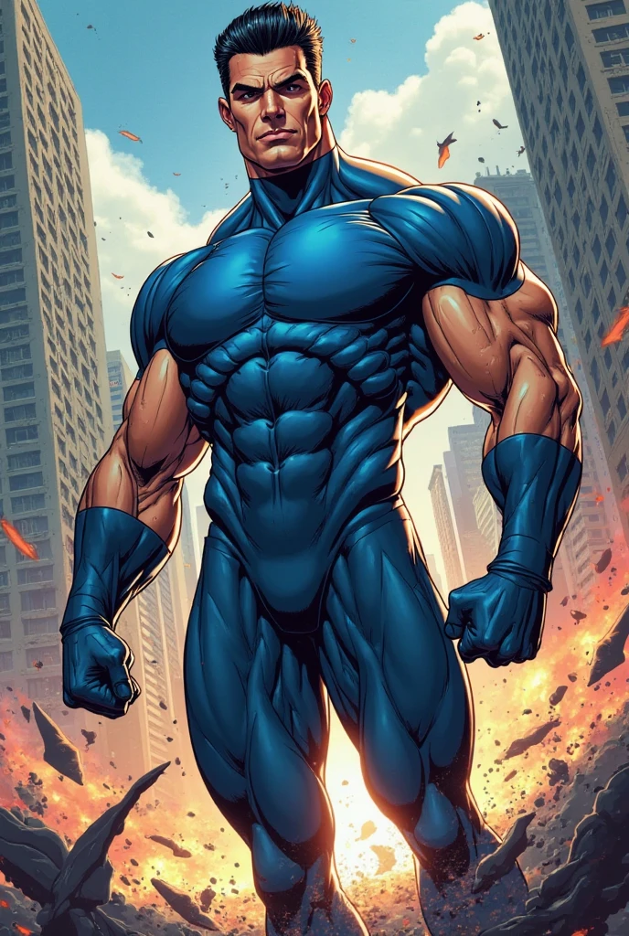 (best quality, masterpiece) Muscular himbo nightwing