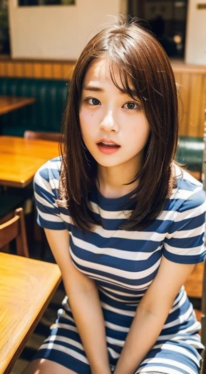 (( topless))、((小さいおっぱい、小さい胸))、irst Person View, (masterpiece:1.3), High resolution, Super detailed, Highly detailed CG unity 8k wallpaper, Realistic, photo-Realistic, RAW Photos, Beautifully detailed face, Pale skin, Realistic glistening skin, Detailed cloth texture, Detailed hair texture, Perfect body, Beautiful Face, Accurate, Anatomically correct, Highly detailed face and skin texture, Natural neck length, (Beautiful Hands), (Fair skin:1.2), Thin legs, Thin legs, Good teeth alignment,
break,
Fine grain, Symmetrical eyes, Light brown eyes, double eyelid, Thin eyebrows, (glossy lips:1.4), (Sleepy face:1.2), (blush:1.3),
break,
(classy and cute girl:1.3), elegant、Loose tank top emphasizes cleavage、 Toned Abs, Beautiful clavicle,
(Dark blonde hair, Wavy Hair, Long Hair:1.2), ((Asymmetrical bangs:1.2)),
break,
(On the table, (There is yakitori, french fries, salad, and「Takoyaki」 ):1.2), (Sit opposite the chair), ((put your elbows on the table、gently lift your chin:1.3)),
(in the outdoor 'Biergarten' of Japan at night)), (night), (night), (night), (Upper Body Shot:1.2), View your viewers, from the front,topless、小さい胸、small tits、服をたくしあげる、COWBOY shot