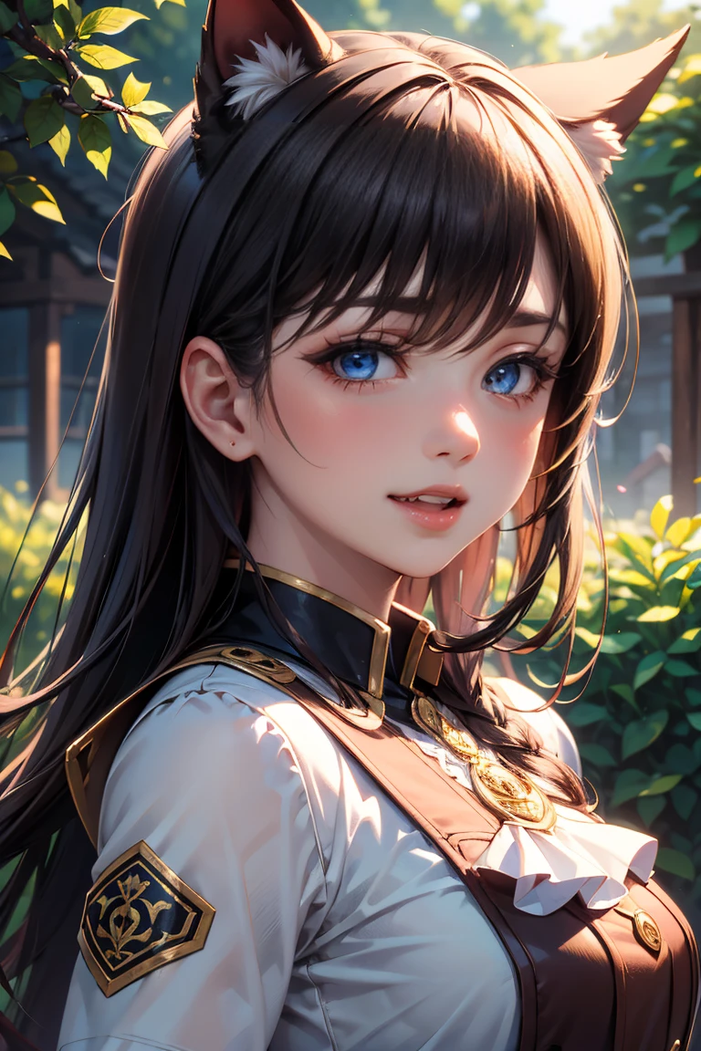 (masterpiece), (best quality:1.3), 8k wallpaper, smooth gradients, 1girl, clean wall, detailed face, black eyes, realistic eyes, smile