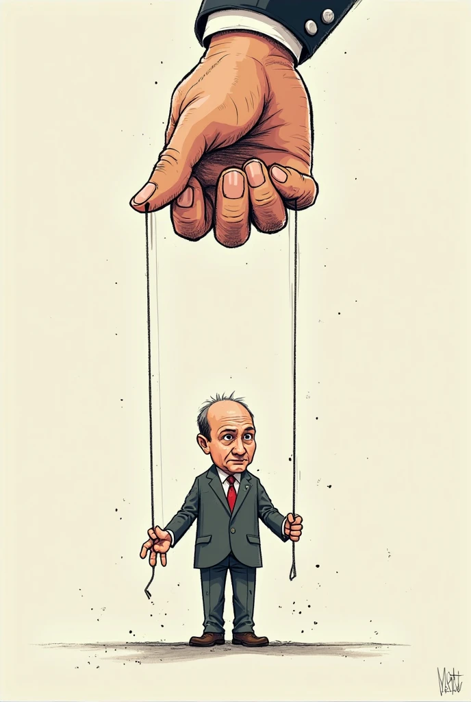 A very ugly character with a name on it "UEPB teachers union" stepping on the throat of another character who looks like a child with blindfolds with a name "pupils" this ugly character looking at another character in front with the figure of a ruler, with a message ABOVE the head "where is our money, or we don't take our foot off him" and a message from the governor with an expression of despair saying "I'm not to blame for this accumulation and we have no way of paying it, you know that". Can create?