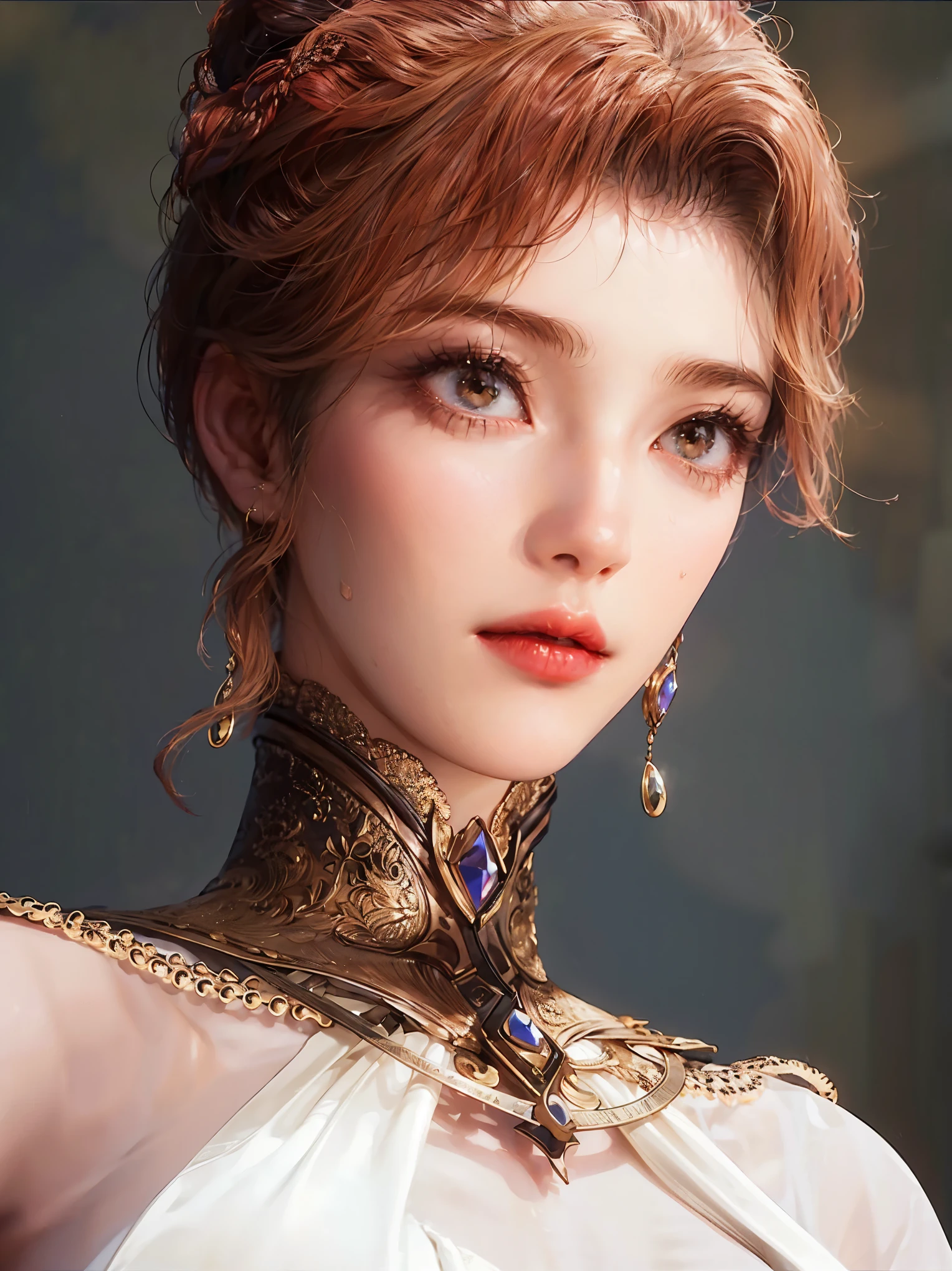 emma watson in portrait of a beautiful blonde woman, symmetrical, intricate, highly detailed, digital painting, artstation, concept art, smooth, sharp focus, illustration, art by artgerm, greg rutkowski, alphonse mucha