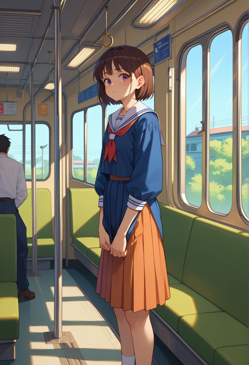 Himiko Toga masturbating in the subway