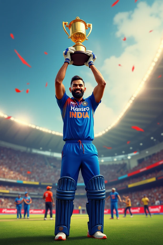 Virat kohli with icc world cup 2023 trophy
