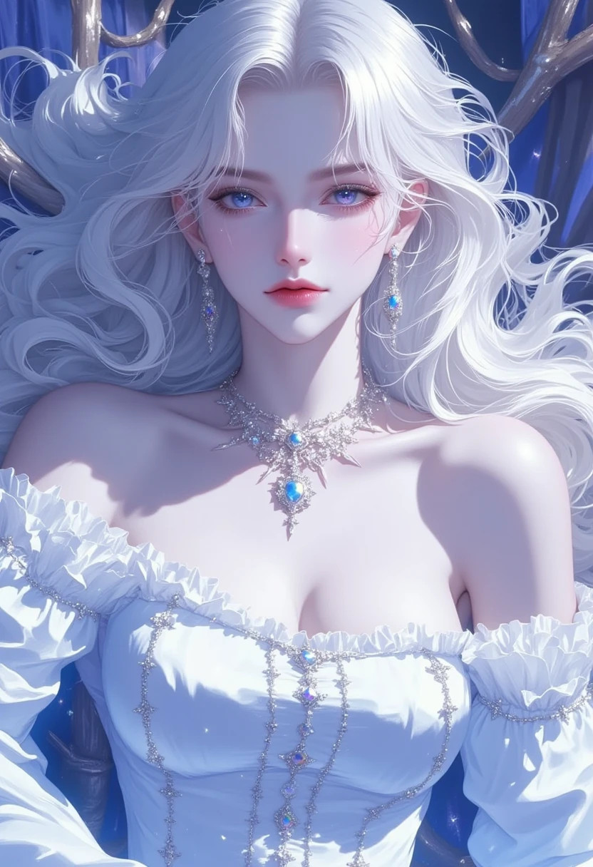 tmasterpiece,Highest high resolution,Bust of a beautiful noble maiden,Delicate braided hair,Coiled hair,Shining clear eyes,The hair is covered with beautiful and delicate floral craftsmanship, crystal、Diamond jewelry filigree,Ultra-detailed details,upscaled,softlighting。
