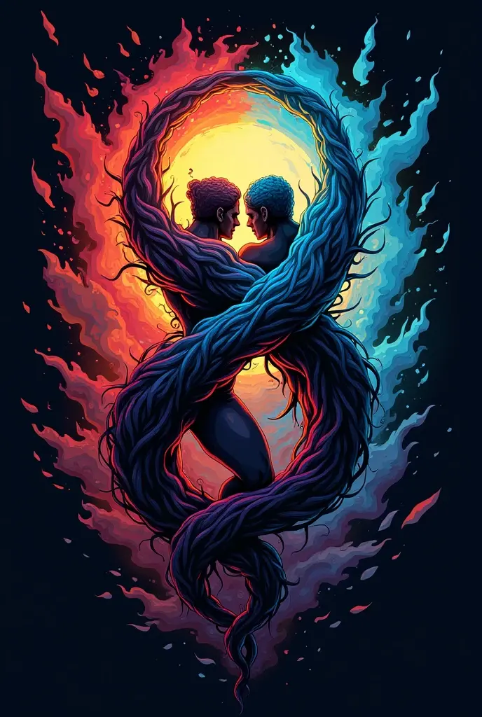 Logo for tik Tok where it represents the union between Nicaragua and Honduras with the name the apocalyptics