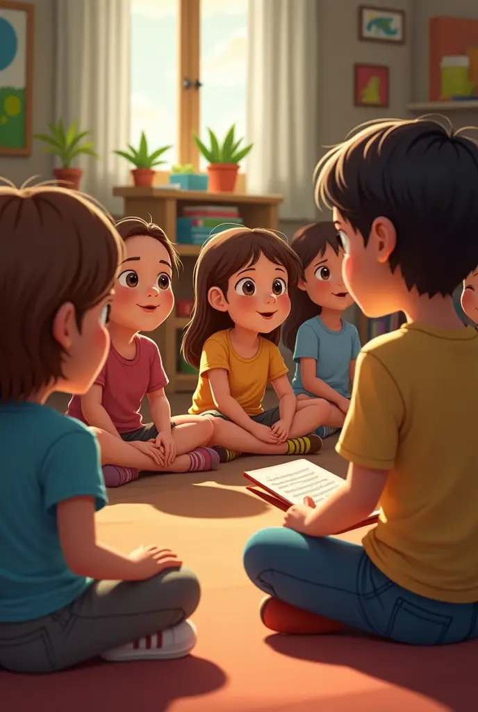 Children listening