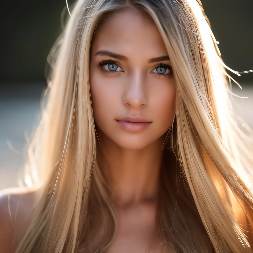 selfie, (4k photo:1.1) by (Jeremy Lipking:0.3), (Dittmann Anna:0.3), (Arian Mark:0.3), (Sharp focus:1.3), high detail, beautiful detailed face, beautiful detailed mouth, beautiful detailed eyes, beautiful detailed nose, hazel eyes, long blonde hair, (attractive young woman:1.3), (seductive:1.1), (smiling:1.1), (blushing:1.1), hourglass body shape