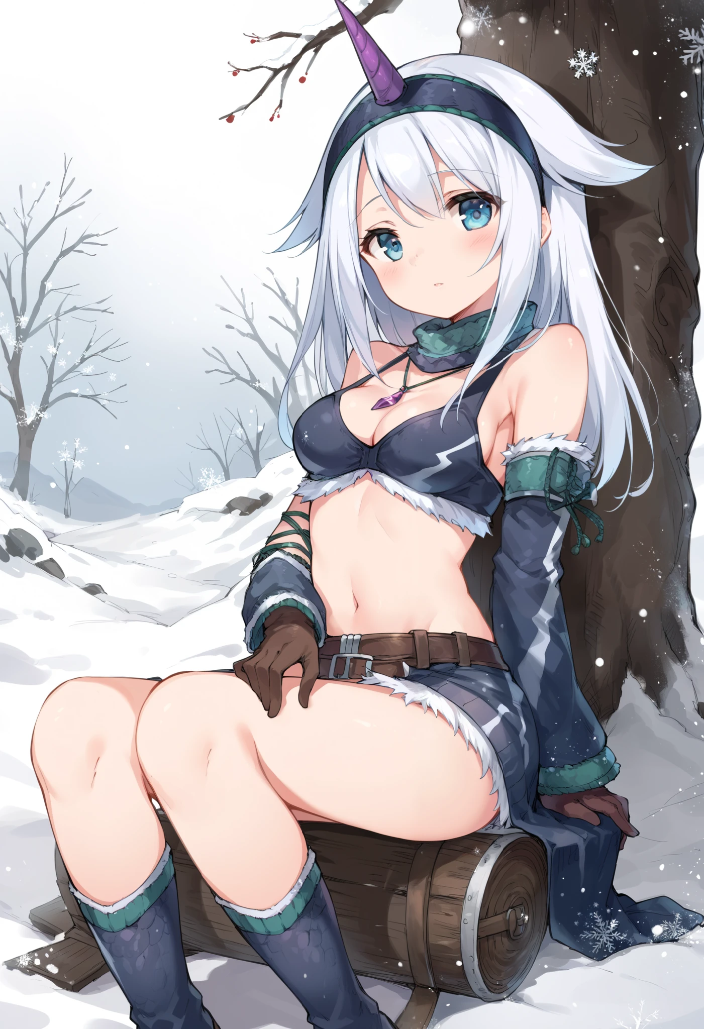 ((Seductive lady:1.3, solo:1.2))、((fusion of fox and lady:1.5))、((winter mountains background:1.4))、((outdoor))、((snowing:1.3))、((blizzard:1.3))、((fur clothes:1.5))、((fur shorts:1.2))、((fur boots:1.2))、((dynamism posing:1.5))、((Open crotch:1.3))、((bent down:1.5))、((huge breasts:1.3))、((underboob:1.5))、((wedgie:1.2))、((hand in pocket:1.5))、((Glossy realistic skin texture:1.2))、((shiny skin:1.2))、perfect anatomy、masterpiece, ultra-detailliert, 8k, hiquality, Top image quality, Smooth texture、Sharp Focus, watercolor