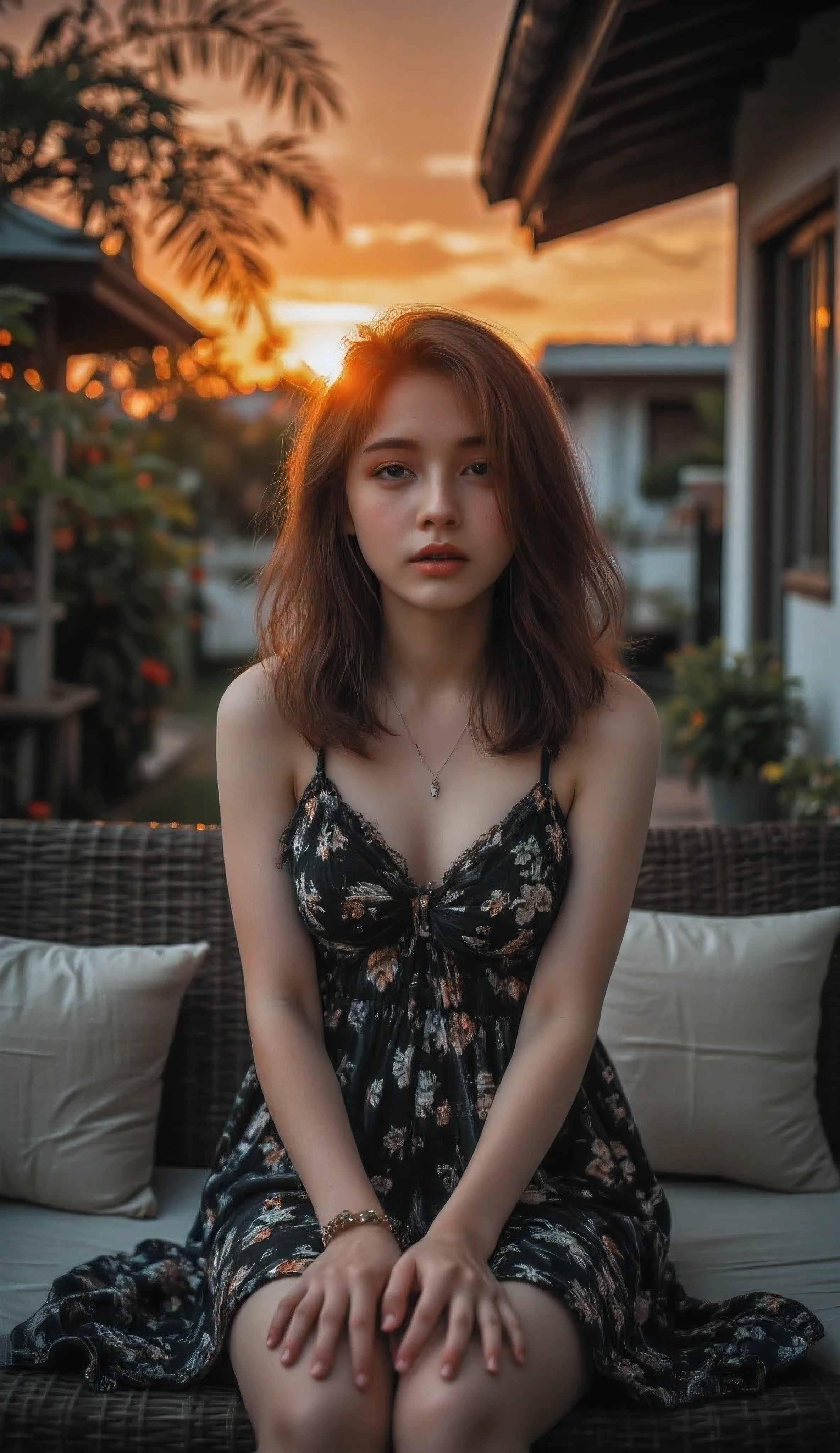(aesthetically pleasing cinematic composition and dramatic lighting) (epic perspective) *(fill-flash photography)* (muted amber colored skies, fiery sunset) (realistic skin texture, life-like skin tone and details, Freckles and moles) (cute korean goth girl, Large and prominent perky breasts) Flash photography, gyaru, Aesthetically pleasing cinematic composition, epic perspective, dramatic lighting and shadows, symmetrical and detailed, adorably cute and lovely young lady wearing pajamas while relaxing at the outdoor couch in the veranda at her home, Metro Manila, philippines, Evening, nighttime, Cute tan brown-skinned Filipina-korean goth girl, Cute and adorable milf mommy wearing her sexy and alluring Cute girl in a black and white anime summer dress at the veranda at home during sunset relaxing in the outdoor couch fit athletic toned sexy fit and athletic Filipina-korean woman, tan skin photorealistic and life-like taken from a Leica m9 50mm 1.2, lowlight photography, 4kPhoto_PDXL Photorealistic, 30 years old , Filipina brown skinned pacific islander Spanish mix girl, high resolution, life-like details, Freckles, moles, simple and elegant demeanor, lovely and ethereal face, Photorealistic and life-like skin texture, lovely kissable pouting lips, sexy sensual and alluring seductive pose , surprised face as she looks at me, Cute girl alluring and flirty hedonistic pose, Taken from a Leica m9 50mm 1.2, lowlight photography, At the house, My Sweet adorable innocent and sexy pre-adolescent girl is standing in the doorway looking at me in surprise as she comes in, sexy and alluring kissable pouting lips, 1girl Cozy country home, 4kPhoto_PDXL Photorealistic, 12-years old , Filipina brown skinned pacific islander Spanish mix girl, high resolution, life-like details, Freckles, moles, simple and elegant demeanor, lovely and ethereal face, Photorealistic and life-like skin texture.