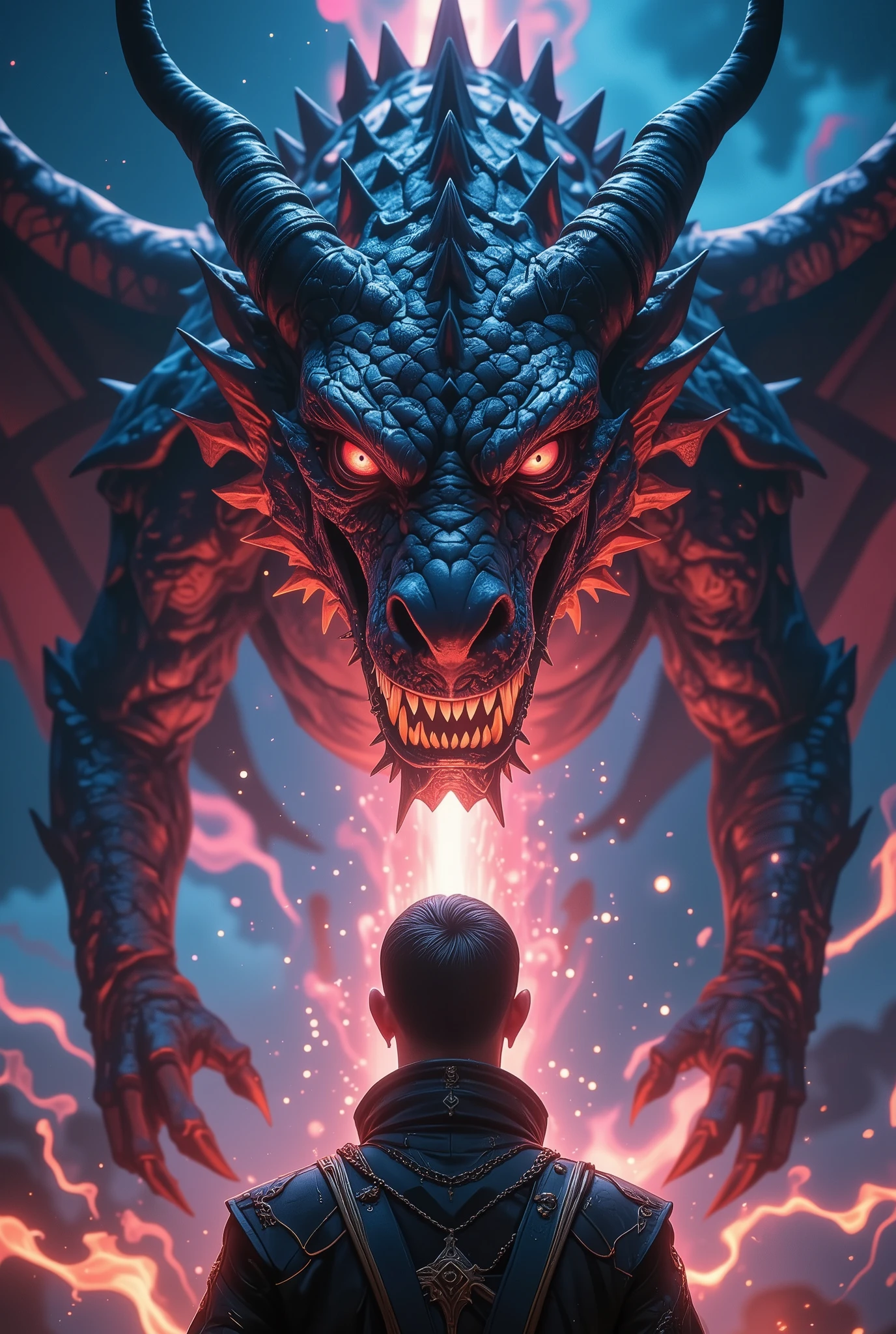 (Beautiful Dragon Eyes, The Emperor with Dark Eyes ride above his head), Alone, (eye focus, dynamic), Overwhelming Dragon's Eyes, close-up, Eyes Reminiscent of Dragons, View All, Fusion of Elements of Providence, Ancient Genealogy, Immovable Silence and Destruction, shining, dark dragon fantasy, BREAK Stunningly Beautiful Eyes, big, Clean Glowing Full Concentration on Intimidating Vibrations, Clear Eyes That See Through the Future,
Precise and attractive overall composition,from above,The perfect golden ratio, excellent balance between subject and margins, perfect beauty down to the smallest detail, Subjects Expressed Delicate and Vividly Expressed, sharp and clear line drawing, Colorful Textures Full of Realism, Use all colors that can be output, Extremely transparent, realistic texture, Finest workmanship,8K high resolution,photographer-style realistic finish,Professional Light and Shadow,brilliant and deep colors,dreamy atmosphere, ROUGH,