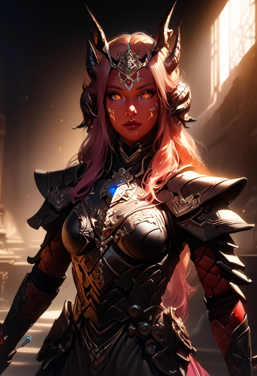 Card game concept art warrior