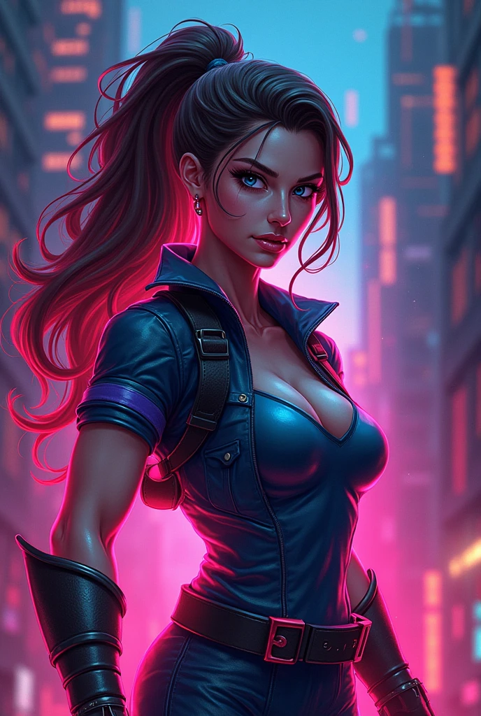 a picture of a woman in a pink dress, trending on marvel, on amino, zenescope, red long hair, app icon, inspired by Clint Cearley, very clear image, algorithm, visibly angry, vertical movie frame, gay rights, 🔥 😎 🕹️ 👀 :2, clover, trending on cg society, beautifully designed character