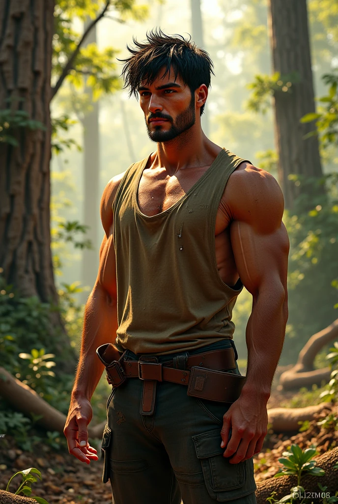 In a dense forest near the kingdom of Alberno, an adonis-like man is found tied to a large tree