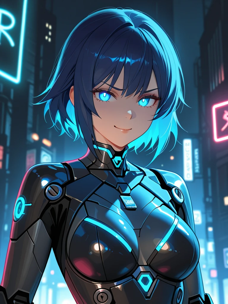 Highly detailed, ultra detailed, best quality, highest quality, hyper detailed, highly detailed background, photorealistic, masterpiece, (detailed CGI 32k:1.3), detailed realistic skin, stunning and gorgeous, (holographic girl), (against the backdrop of a cyberpunk city:1.2), (transparent body:1.3), small breasts, show off clothes, full body, (dim lighting:1.2), (detailed hair:1.3), (bob haircut:1.2), (blue hair:1.3), (centered), (highly detailed:1.4), (purple eyes:1.3), (detailed face and eyes:1.4).