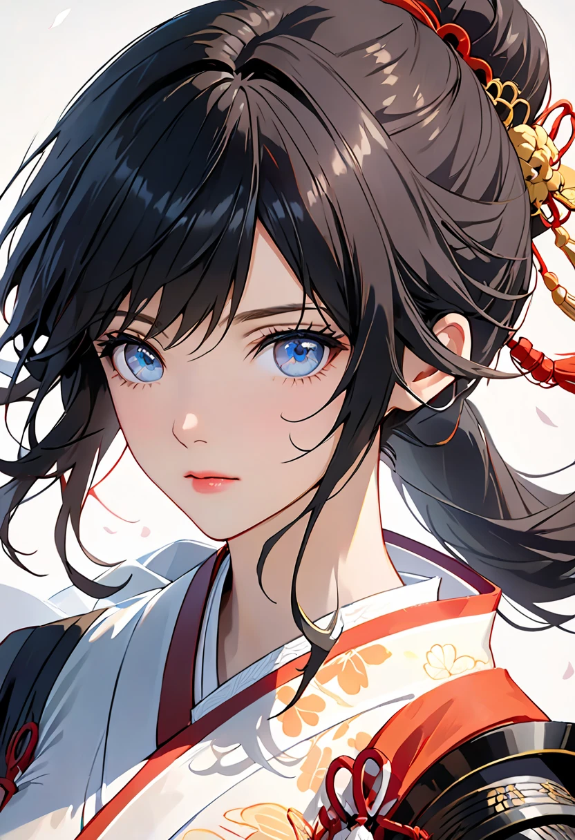 Estilo anime, Mulher japonesa, she  a japanese geisha, cabelos verdes, mostrar seios perfeitos nus nus, wear the feudal costume of Japan, ela na sala de uma casa japonesa, floresta fora