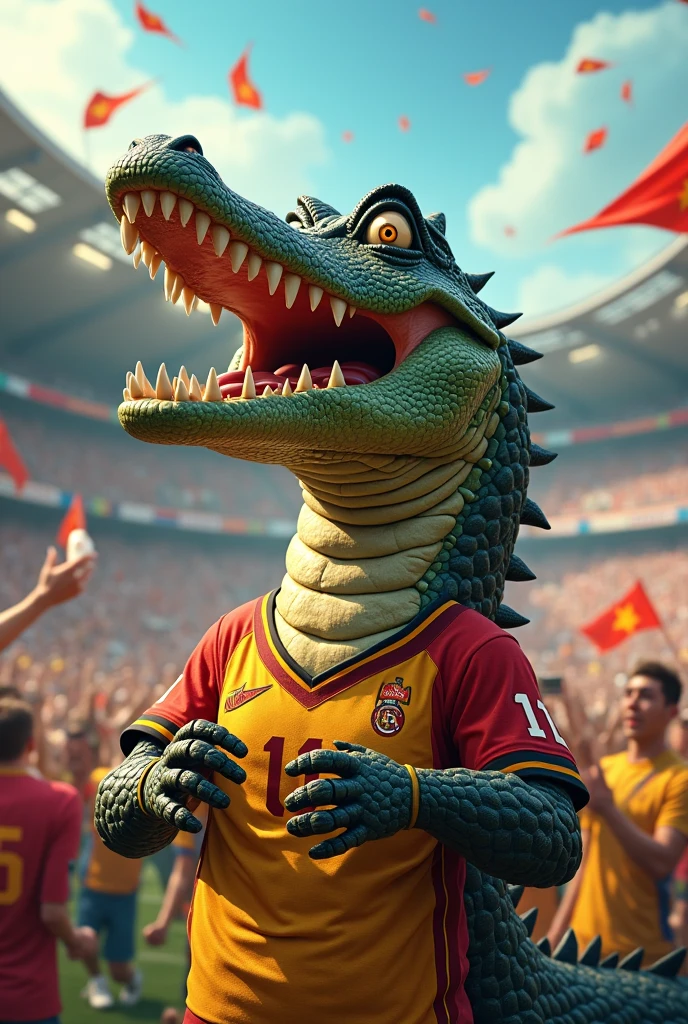 dragon in the stadium