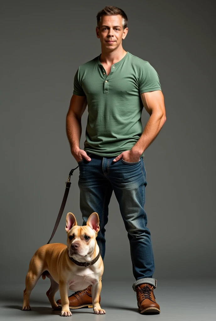 Naked man raped by a dog