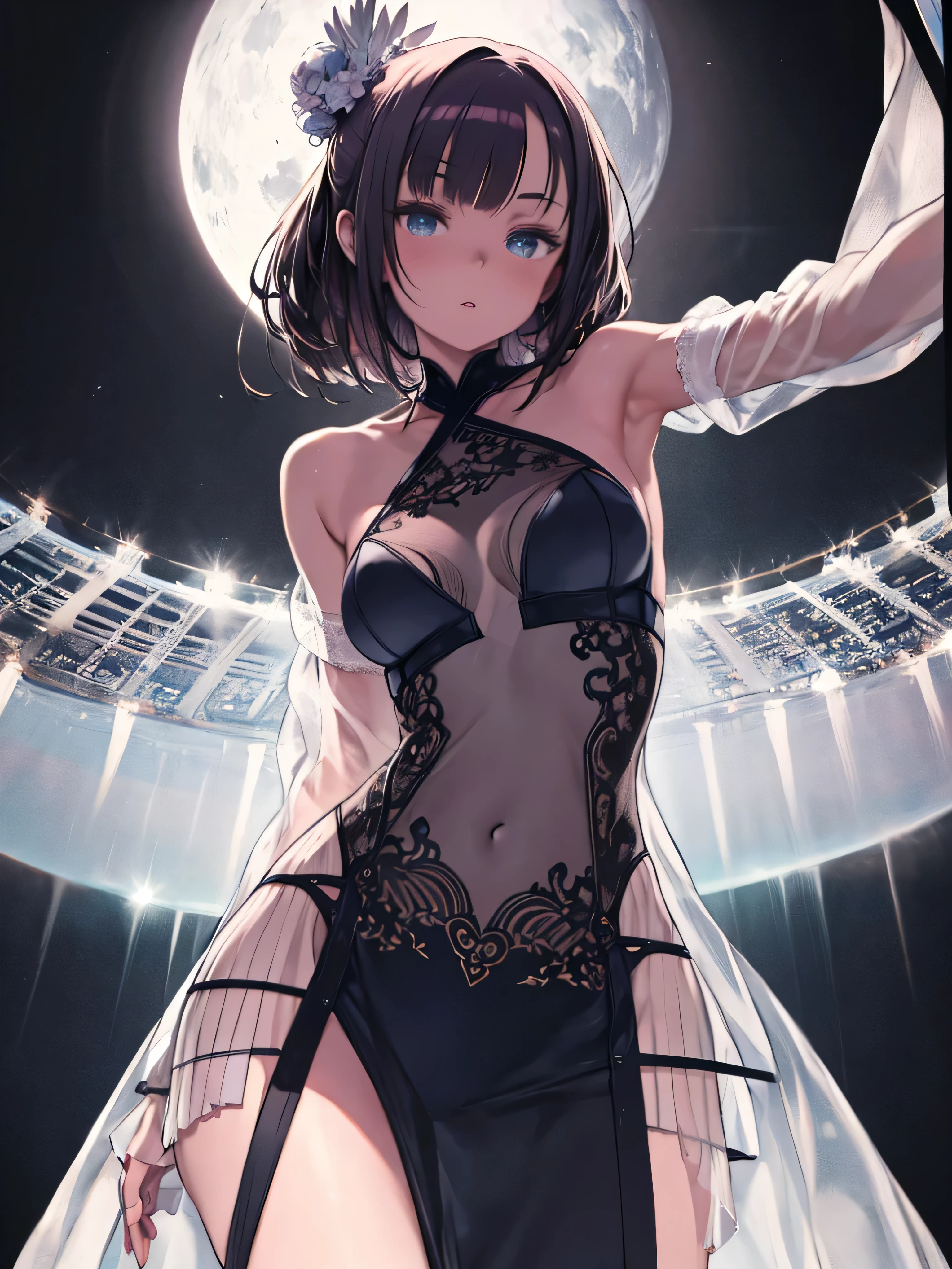 girl、solo、Stunningly beautiful、delicate and detailed、Soft Light、((cute))、Photorealistic、detail、Beautiful Skin、Delicate eyelashes、The cutest little face、Beautiful Skinの露出、Very delicate hair accessory、((Sparkling black hair))、Half Western and half Eastern、Compact head、Beautiful eyelasheodels for drawing、((Legally young))、((Legal breasts))、Estrus、Put your hands down、Embarrassed、No underwear needed、Naked lifting of the ban、(((Legal Nudity)))、((Legally young body type))、((Legally small breasts))、((Legally young))、((Legal breasts))、No underwear needed、Naked lifting of the ban、(((Legal Nudity)))、(((Legally young body type)))、Legally small breasts、Legally young、Legal breastsチラ、No underwear needed、Naked lifting of the ban、Legal Nudity、(((Legally young body type)))、(((Legally small breasts)))、(((Legally young)))、Legal breasts、No underwear needed、Naked lifting of the ban、Legal Nudity、Legally young body type、Legally small breasts、Legally young、Legal breasts、Colorful、Soft rays of light、Not too long、((Non-indicative prohibition))、torso、Upper Body、((Smile))、((upright))、((Legal Lolita))、((Maid))、((Devoted Sexual Service))、((Legal sexual services))、((Short Hair))