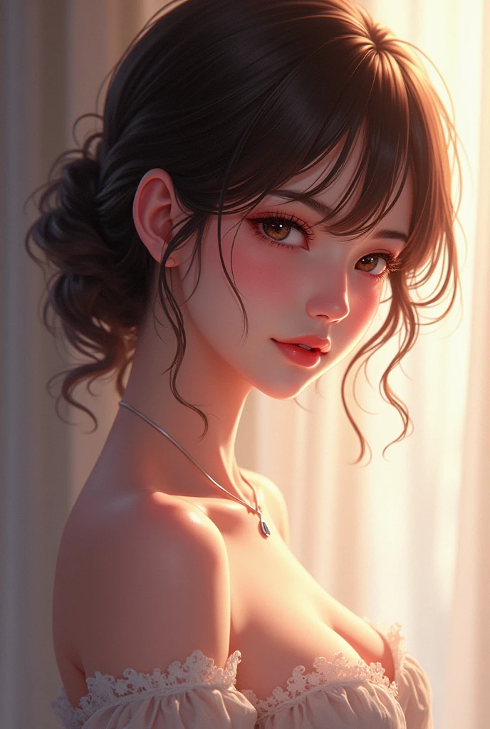 {{{{{3,318 trillion pixels high resolution, nsfw, A girl I thought was still very young showed her panting face and ample breasts so I gave her an aphrodisiac to make her look even sexier and her innocent appearance was tinted with a sexy aura, As she increases the concentration of the aphrodisiac she begins to kneeling straddling her lover and cowgirling, Realistic scenery and lovely nudity Japanese girl in a romantic Cylindrical crystal sparkling herbarium filled with flower oil, She's panting sleepy and pursing her lips just before accepting a cute kiss, unhooking her bra to reveal her nipples and full tits, thicken the lips look pretty, Her fluffy skin and curvy back, Boobs are fluffy and bouncy, Tits that get rounder bigger}}}}}, {{{{{detail of The panting face of a neat and cheerful girl loved by everyone, Her cute nipples and supple legs and romantic panting Inside a sparkling herbarium in female hormones oil depicted in detail, Trapping her in a cylindrical sparkling herbarium and oiling her to make her pretty and sexy, sideboob}}}}},{{{{{The hormones in the sparkling herbarium cause the innocent girl to change rapidly tits swelled up to huge gazongas form two beautiful mountains revealing a tight cleavage, It's too cute and innocent to see her go into her own world panting, magical in a romantic Cylindrical crystal herbarium filled with female hormones, All the sexiness that's amplified inside her makes her panting, Cuteness preserved forever shining in exchange for life from her, her beautiful slender underbust, slender curvy cute waistline, an lewd fetish for lips and necks and waistlines, her clearer nip line from underbust to hips, gloomy straight long ribbon twintails wig, thick vivid lips}}}}},{{Extremely detailed}},{{{{{heroine girl's Sexually unused body with pure and innocent aura}}}}}