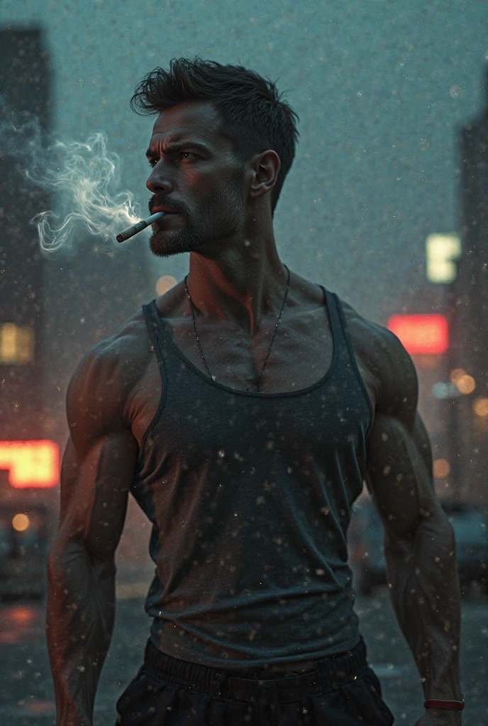 Wolverine smoking