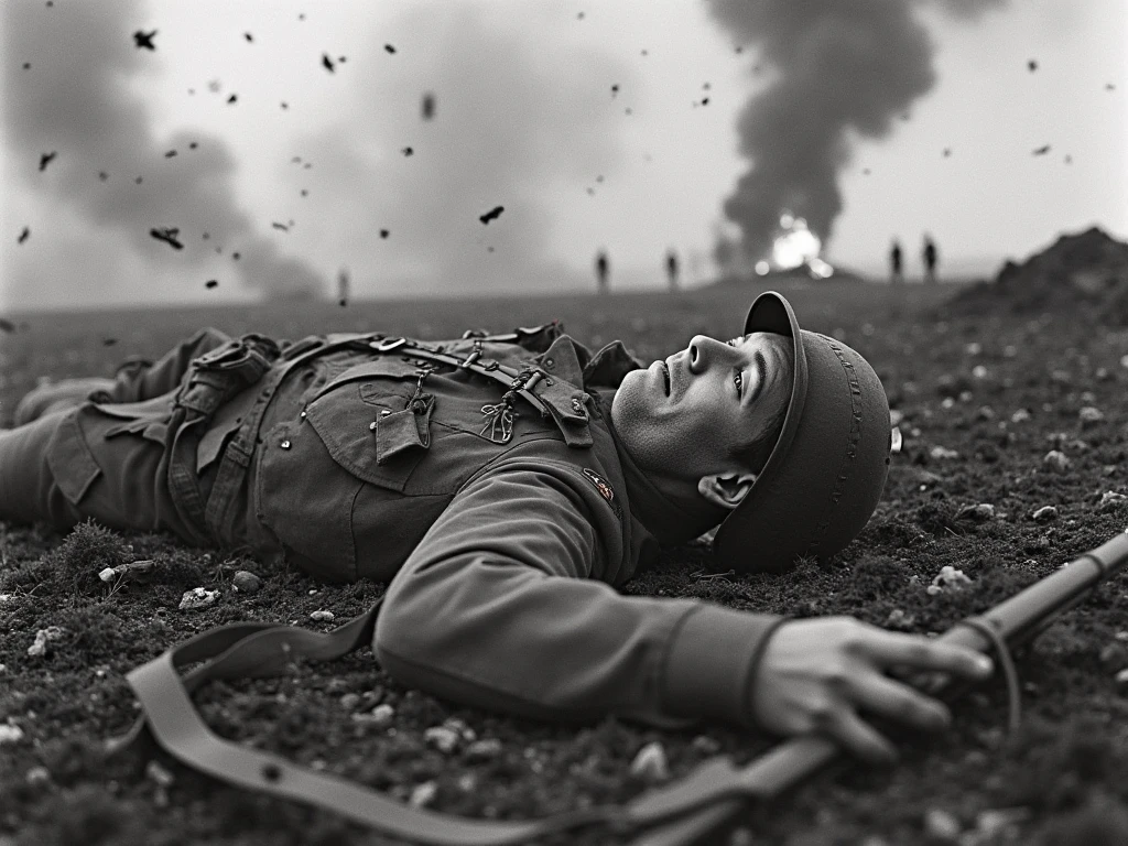Robert Capa,Battlefield Photographer's Perspective,hopelessness