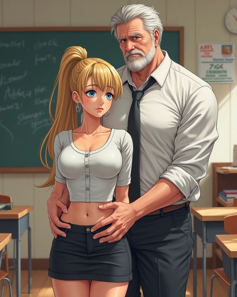 Primary school sexy naked teacher oral to young boy in classroom ，Happy boy with pennis erection ，Sexy milf oral to boy, (Being touched by young boy :1.5)，(Being stroked by a boy's crotch:1.2)，(seen from the side)， ， A MILF kneeling and sucking pennis to young boys ， Mature woman sucking pennis to boys ， ssee-through， highly detailed， illustratio， 1 milf，2 boys, （（Large breasts））， (Pink areola)，perfect hand， detailed finger， Beautiful detailed eyes， Wavy curly hair， with brown eye， name badge， vd， （Uniforms of teacher women:1.4）， (Button unfastening)，(The huge breasts leak all out of the clothes)， a miniskirt，neck rings， perfect eyes， Seductive eye，Cocked buttocks，Reddened face，(smiling:1.2)，seductive eyes, teacher bending over while boy penetrates her, teacher kneeling, teacher oral to pennis, couple of sexy tall topless cheerleader and young son (mom seducing small boy), eight years old birthday party at home , birthday party at home, birth day decoration, sexy cheerleader in hot cheerleader lingerie outfit celebrating birth day with small son eight years old, group of boys celebrating birthday with the sexy tall cheerleader , sexy blonde cheerleader with small latin son touching , busty mom , lingerie, perfect ass, perfect legs, huge breast milking, Sexy hooker cheerleader seducing boy in birthday party, topless cheerleader ridding son having sex